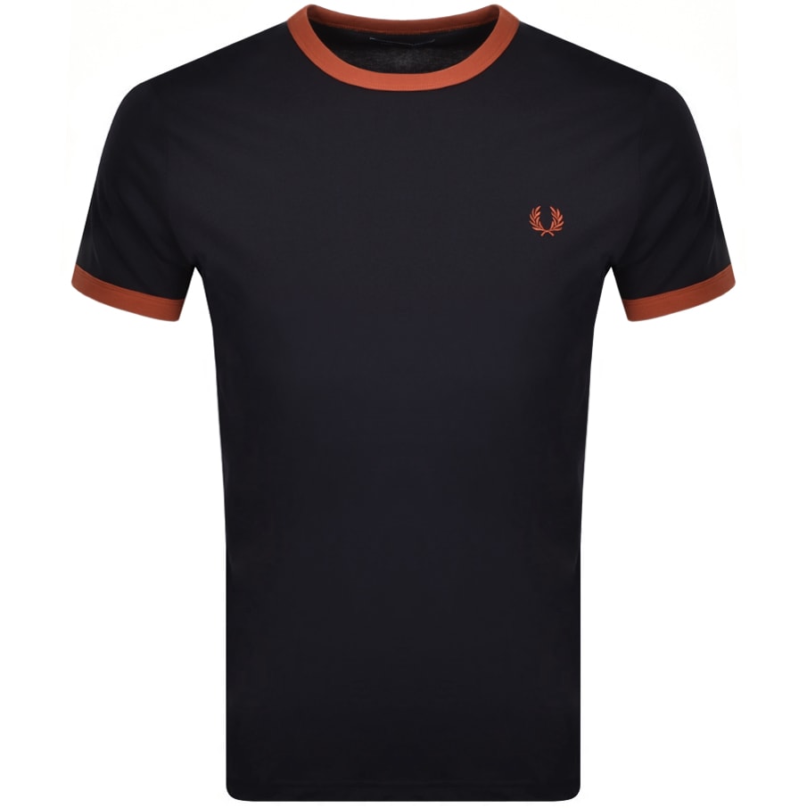 Alternative Image for ProductFred Perry Ringer T Shirt Navy1